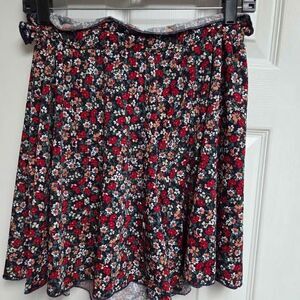 Acting Pro womens small floral print flowy shorts